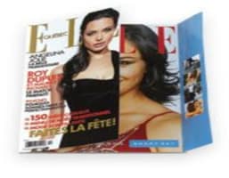 Elle Magazine-Gate Fold Advertising