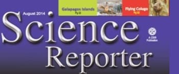 Advertising in Science Reporter Magazine