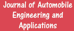 Journal of Automobile Engineering and Applications