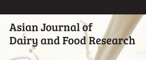 Asian Journal of Dairy and Food Research