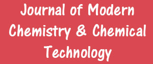 Journal of Modern Chemistry & Chemical Technology