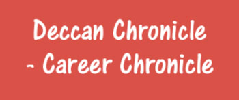 Advertising in Deccan Chronicle, Career Chronicle Coimbatore, English Newspaper
