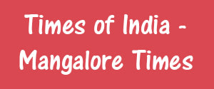 Times Of India, Mangalore Times, English - Mangalore Times, Mangalore