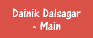 Dainik Dalsagar, Main, Hindi