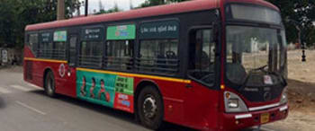 Advertising in Non AC Bus - Ahmedabad
