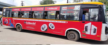 Advertising in Non AC Bus Indore