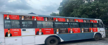 Advertising in Non AC Bus Kolkata