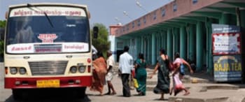 Advertising in Bus Stand - Bellary