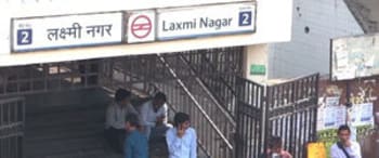 Advertising in Metro Station - Laxmi Nagar, Delhi