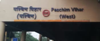 Advertising in Metro Station - Paschim Vihar West, Delhi