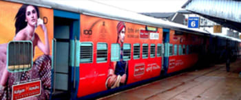 Advertising in Railway Station Kalwa, Mumbai