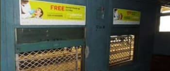 Advertising in Mumbai Local Train