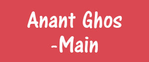 Anant Ghos, Main, Hindi