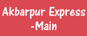 Akbarpur Express, Ahmed Nagar - Main