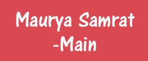 Maurya Samrat, Lucknow - Main