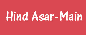 Hind Asar, Main, Urdu