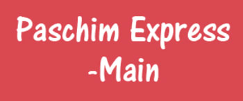 Advertising in Paschim Express, Main, Gujarati Newspaper