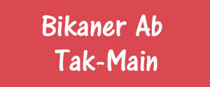Bikaner Ab Tak, Main, Hindi
