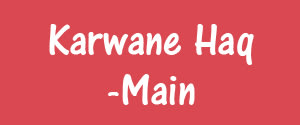 Karwane Haq, Main, Hindi