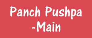 Panch Pushpa, Main, Hindi