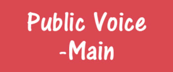 Advertising in Public Voice, Main, Hindi Newspaper