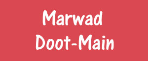 Marwad Doot, Main, Hindi