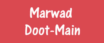 Advertising in Marwad Doot, Main, Hindi Newspaper