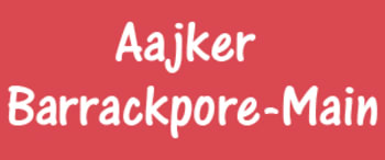 Advertising in Aajker Barrackpore, Main, Bengali Newspaper