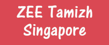 Advertising in ZEE Tamizh Singapore