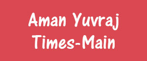 Aman Yuvraj Times, Main, Hindi