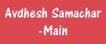 Advertising in Avdhesh Samachar, Main, Hindi Newspaper