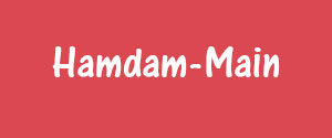Hamdam, Main, Urdu