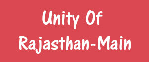 Unity Of Rajasthan, Main, Hindi