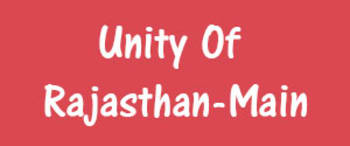 Advertising in Unity Of Rajasthan, Main, Hindi Newspaper