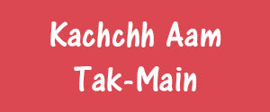 Kachchh Aam Tak, Main, Gujarati