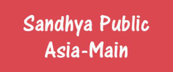 Advertising in Sandhya Public Asia, Main, Hindi Newspaper