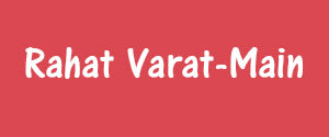 Rahat Varat, Main, Hindi