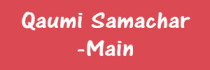 Qaumi Samachar, Ajmer, Urdu