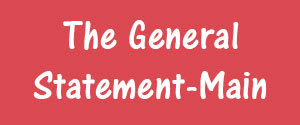 The General Statement, Main, English