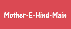 Mother-E-Hind, Main, Urdu