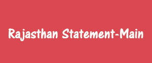 Rajasthan Statement, Sikar - Main