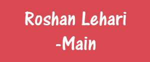 Roshan Lehari, Main, Urdu