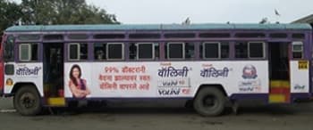Advertising in Non AC Bus Maharashtra