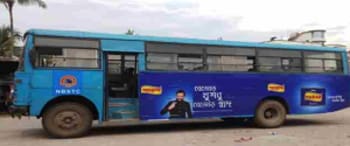 Advertising in Non AC Bus West Bengal