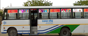Advertising in Non AC Bus Rajasthan