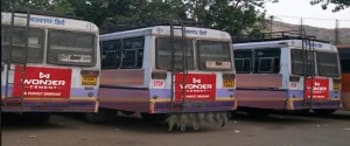 Advertising in Non AC Bus Bikaner