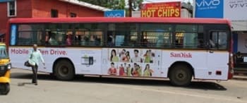 Advertising in Non AC Bus Jabalpur