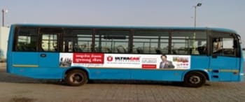 Advertising in Non AC Bus - Rajkot