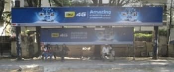 Advertising on Bus Shelter in Koregaon Park 16184