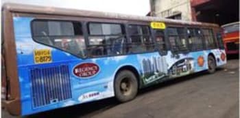 Advertising in Non AC Bus Thane